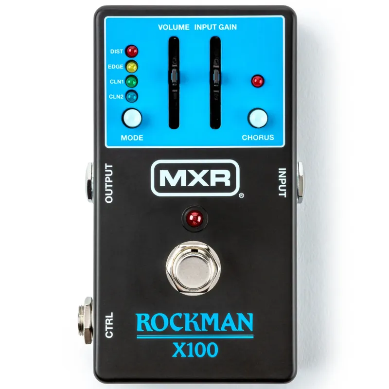 Jim Dunlop MX100G1 MXR Rockman X100 Preamp Pedal Jim Dunlop MX100G1 MXR Rockman X100 Preamp Pedal