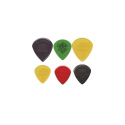 Jim Dunlop PVP103 Jazz lll Picks Variety Pack - 6 Picks