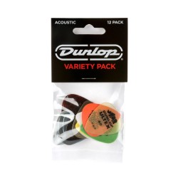 Jim Dunlop PVP112 Variety Picks for Acoustic Guitar - 12 Picks