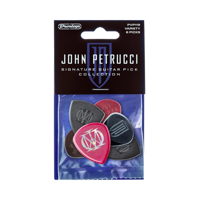 Jim Dunlop PVP119 John Petrucci Signature Pick Variety Pack - 6 Picks