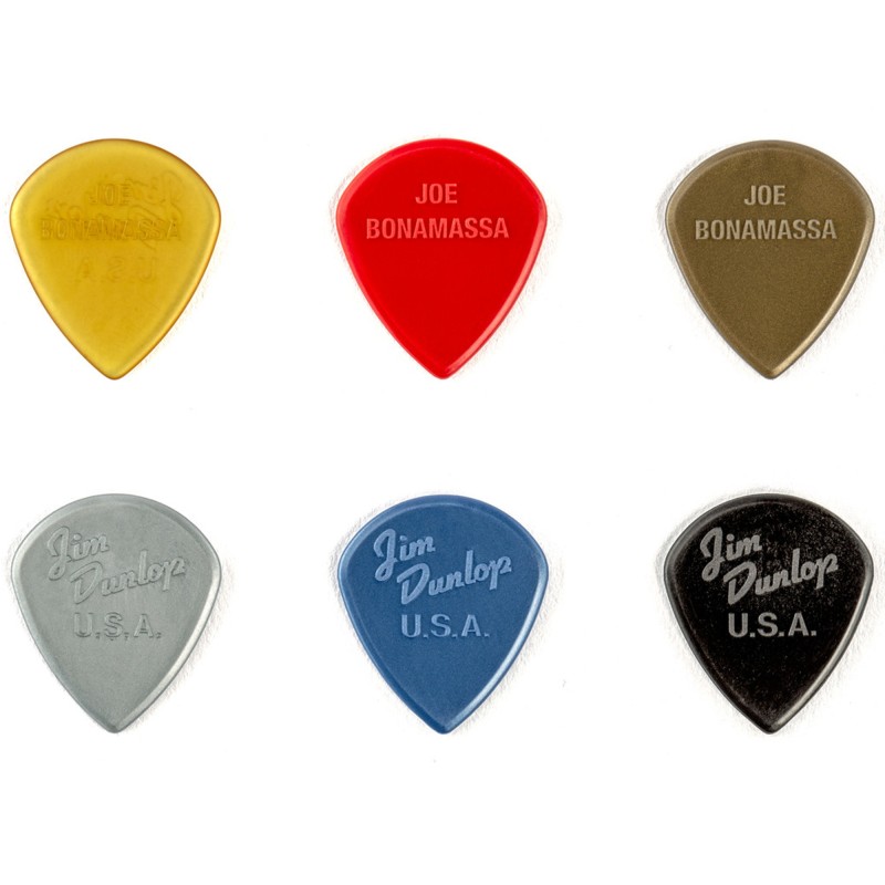 Jim Dunlop PVP121 Bonamassa Variety Pick Pack - 6 Picks