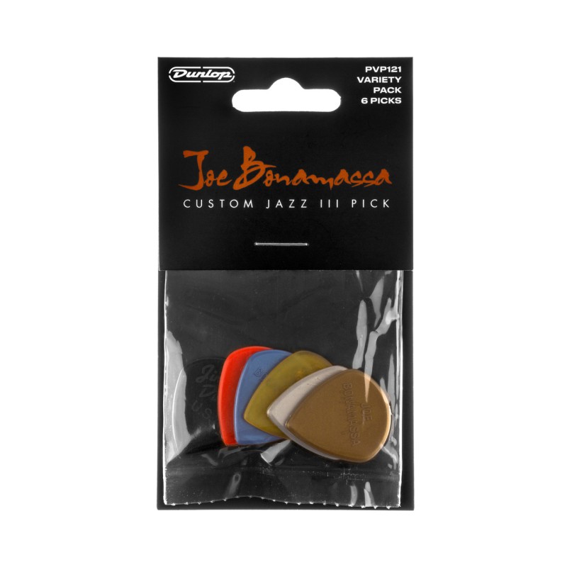 Jim Dunlop PVP121 Bonamassa Variety Pick Pack - 6 Picks