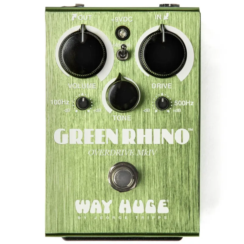 Jim Dunlop WHE207 Way Huge Green Rhino MKIV Overdrive Pedal Jim Dunlop WHE207 Way Huge Green Rhino MKIV Overdrive Pedal