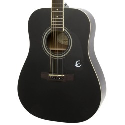 Epiphone EA10EBCH1 DR-100 Songmaker Dreadnought Acoustic Guitar - Ebony