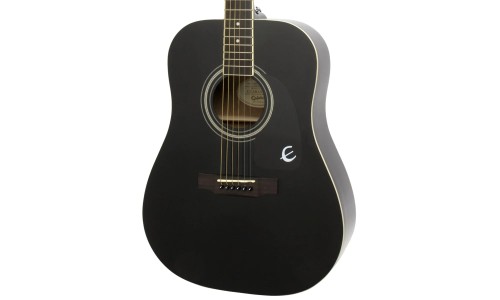 Epiphone EA10EBCH1 DR-100 Songmaker Dreadnought Acoustic Guitar - Ebony