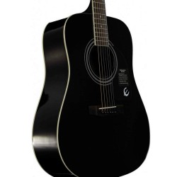 Epiphone EA10EBCH1 DR-100 Songmaker Dreadnought Acoustic Guitar - Ebony