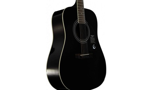 Epiphone EA10EBCH1 DR-100 Songmaker Dreadnought Acoustic Guitar - Ebony