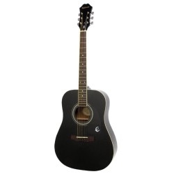 Epiphone EA10EBCH1 DR-100 Songmaker Dreadnought Acoustic Guitar - Ebony