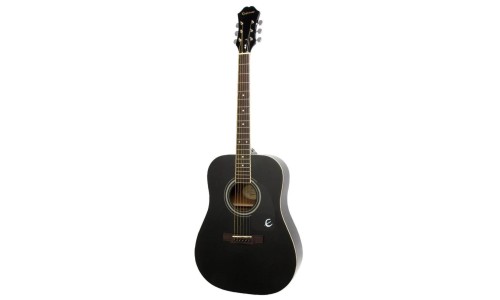 Epiphone EA10EBCH1 DR-100 Songmaker Dreadnought Acoustic Guitar - Ebony