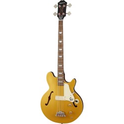 Epiphone EBJCMGCH1 Jack Casady Signature 4 String Electric Bass - Metallic Gold