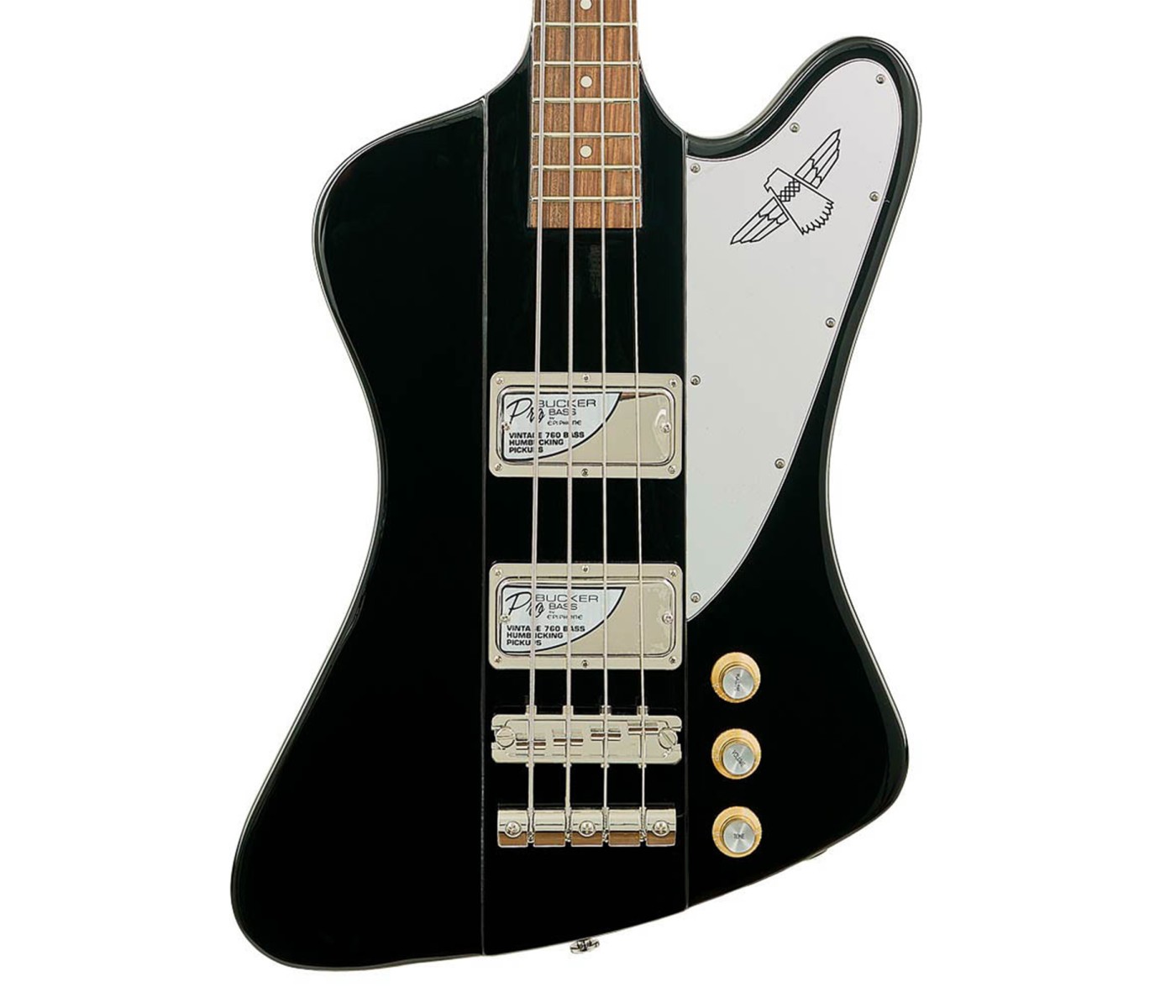 Epiphone EBTVEBNH1 Thunderbird 60' Vintage PRO 4 String Electric Bass - Ebony