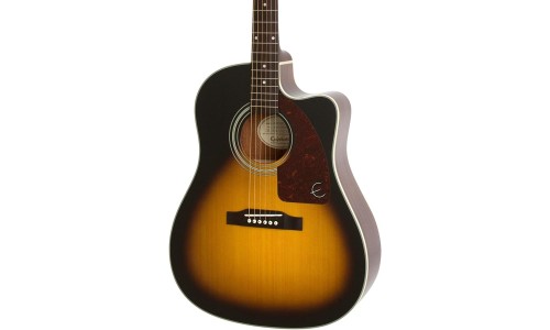 Epiphone EE21VSCH1 J-15ce Deluxe Cutaway Acoustic-Electric Guitar Outfit - Vintage Sunburst