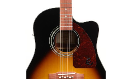 Epiphone EE21VSCH1 J-15ce Deluxe Cutaway Acoustic-Electric Guitar Outfit - Vintage Sunburst