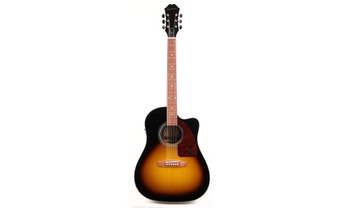 Epiphone EE21VSCH1 J-15ce Deluxe Cutaway Acoustic-Electric Guitar Outfit - Vintage Sunburst