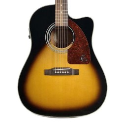 Epiphone EE21VSCH1 J-15ce Deluxe Cutaway Acoustic-Electric Guitar Outfit - Vintage Sunburst