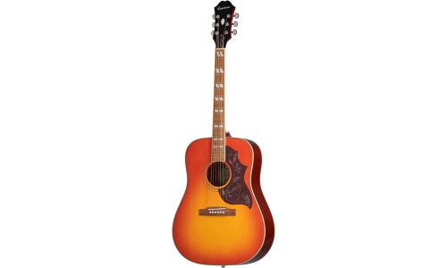 Epiphone EEHBFCNH1 Humming Bird Studio Acoustic-Electric Guitar - Faded Cherry Sunburst