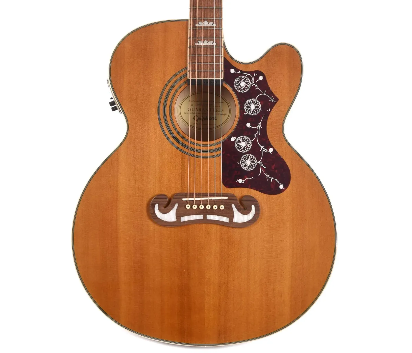Epiphone EEJ2VNGH1 J-200EC Studio Acoustic-Electric Guitar - Vintage Natural