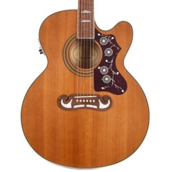 Epiphone EEJ2VNGH1 J-200EC Studio Acoustic-Electric Guitar - Vintage Natural