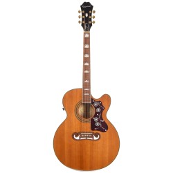 Epiphone EEJ2VNGH1 J-200EC Studio Acoustic-Electric Guitar - Vintage Natural