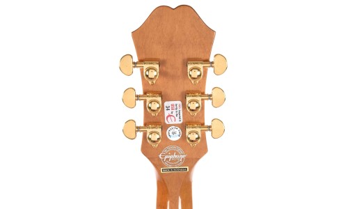 Epiphone EEJ2VNGH1 J-200EC Studio Acoustic-Electric Guitar - Vintage Natural