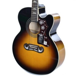 Epiphone EEJ2VSGH1 J-200EC Studio Acoustic-Electric Guitar - Vintage Sunburst