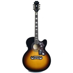 Epiphone EEJ2VSGH1 J-200EC Studio Acoustic-Electric Guitar - Vintage Sunburst