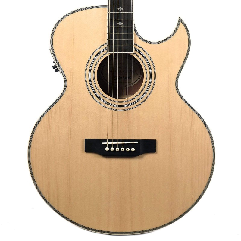 Epiphone EEP5NAGH1 PR-5E Florentine Cutaway Acoustic-Electric Guitar - Natural