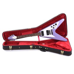 Epiphone EIGCKH79FVPRMNH Artist Kirk Hammett 1979 Flying V Electric Guitar - Purple Metallic