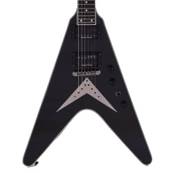 Epiphone EIGVCDMSBMBH3 Artist Dave Mustaine Flying V Custom Electric Guitar - Black Metallic