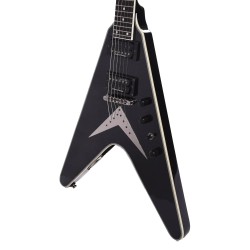 Epiphone EIGVCDMSBMBH3 Artist Dave Mustaine Flying V Custom Electric Guitar - Black Metallic