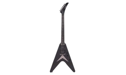 Epiphone EIGVCDMSBMBH3 Artist Dave Mustaine Flying V Custom Electric Guitar - Black Metallic