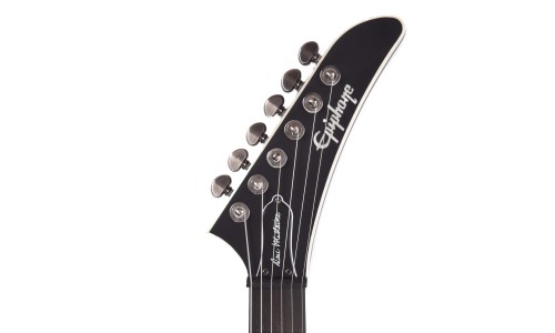 Epiphone EIGYVFDMDRBH3 Artist Dave Mustaine Prophecy Flying V Figured Electric Guitar - Aged Dark Red Burst