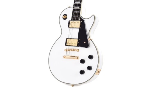 Epiphone EILCAWGH1 Les Paul Custom Electric Guitar - Alpine White