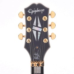 Epiphone EILPACQALRUBGH1 Artist Alex Lifeson Les Paul Custom Axcess Electric Guitar - Ruby