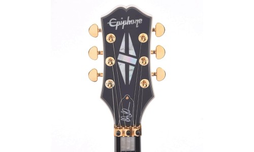 Epiphone EILPACQALRUBGH1 Artist Alex Lifeson Les Paul Custom Axcess Electric Guitar - Ruby