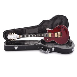 Epiphone EILPACQALRUBGH1 Artist Alex Lifeson Les Paul Custom Axcess Electric Guitar - Ruby