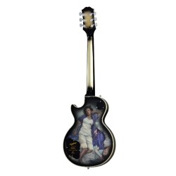 Epiphone EILPCAJV5ASBNH31 Artist Adam Jones Les Paul Custom Art Collection Korin Faught's "Sensation" Electric Guitar - Antique Silverburst