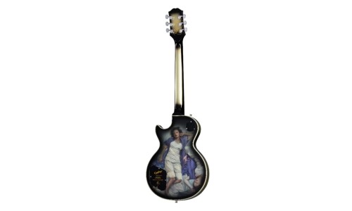 Epiphone EILPCAJV5ASBNH31 Artist Adam Jones Les Paul Custom Art Collection Korin Faught's "Sensation" Electric Guitar - Antique Silverburst