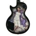Epiphone EILPCAJV5ASBNH31 Artist Adam Jones Les Paul Custom Art Collection Korin Faught's "Sensation" Electric Guitar - Antique Silverburst
