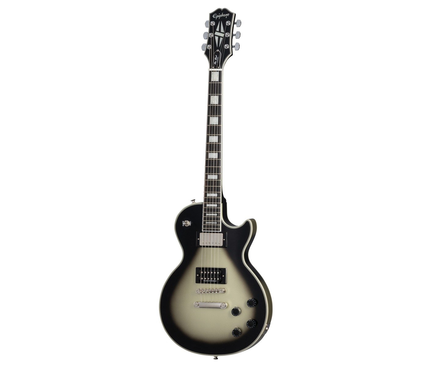 Epiphone EILPCAJV5ASBNH31 Artist Adam Jones Les Paul Custom Art Collection Korin Faught's "Sensation" Electric Guitar - Antique Silverburst