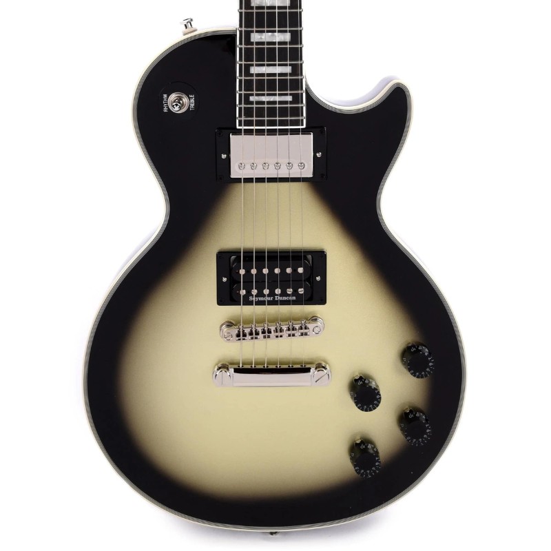 Epiphone EILPCAJV6ASBNH3 Artist Adam Jones Les Paul Custom Art Collection Mark Ryden's "Queen Bee" - Antique Silverburst