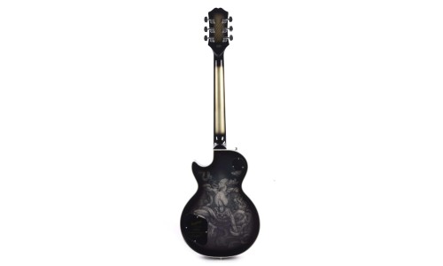 Epiphone EILPCAJV6ASBNH3 Artist Adam Jones Les Paul Custom Art Collection Mark Ryden's "Queen Bee" - Antique Silverburst