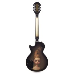 Epiphone EILPCAJV7ASBNH31 Artist Adam Jones Les Paul Custom Art Collection Mark Ryden's "Queen Bee" Electric Guitar - Antique Silverburst