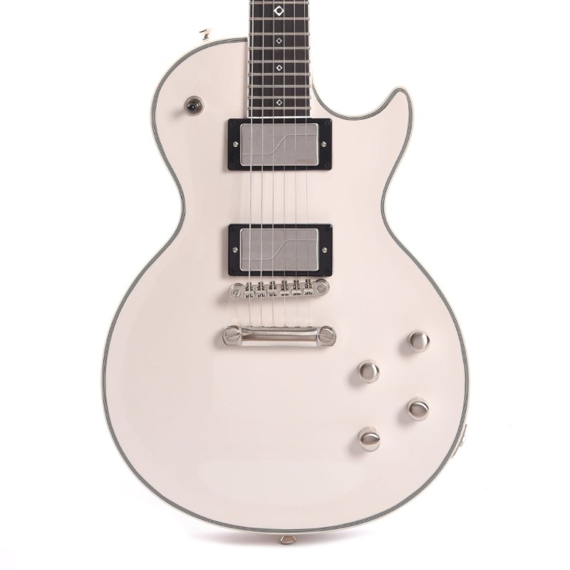 Epiphone EILYJCBWABNH3 Artist Jerry Cantrell Les Paul Custom Prophecy Electric Guitar - Bone White