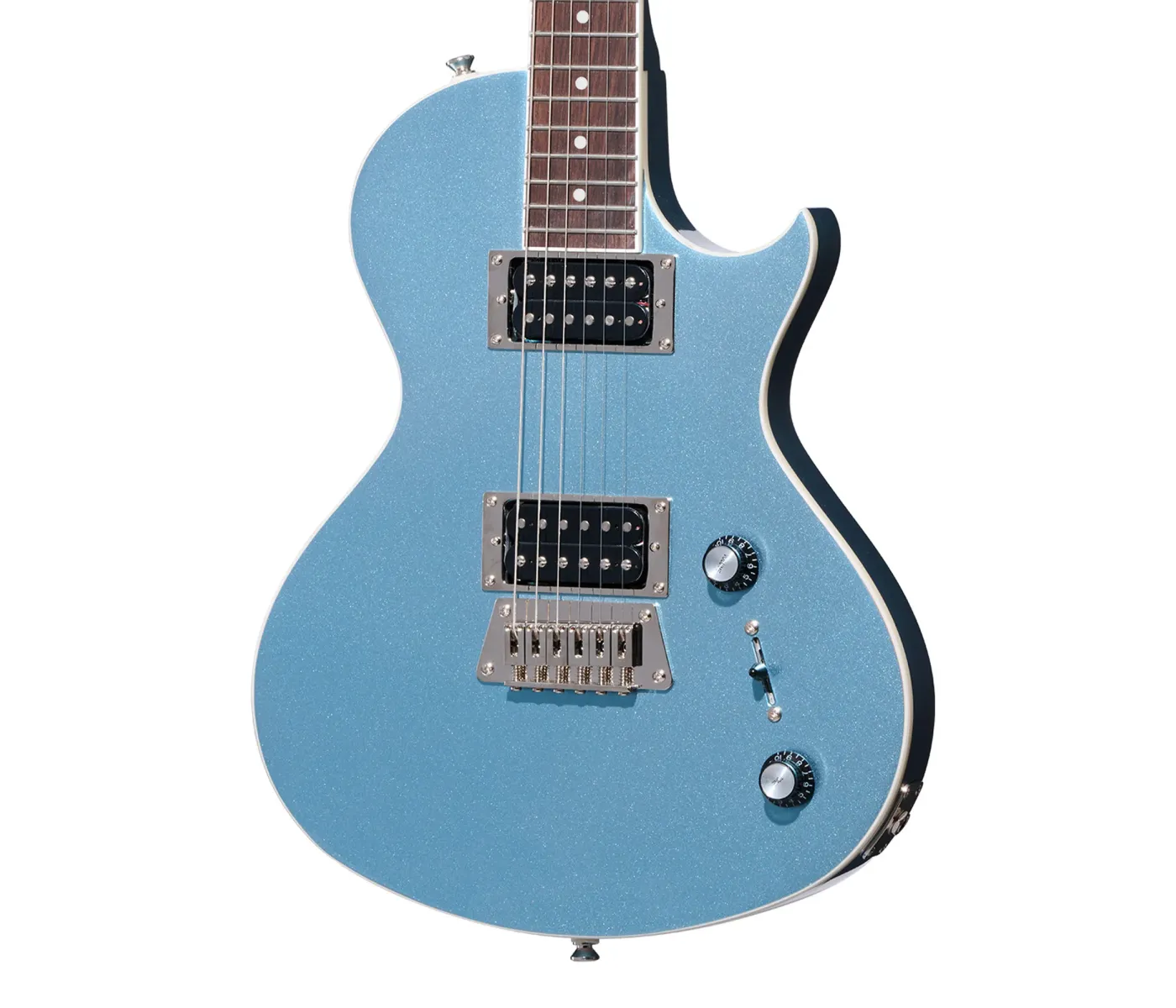 Epiphone EINHSWXPENH3 Waxx Nighthawk Studio Electric Guitar - Pelham Blue