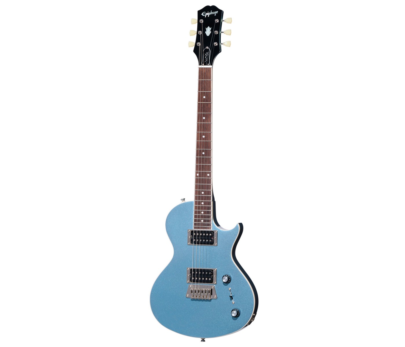 Epiphone EINHSWXPENH3 Waxx Nighthawk Studio Electric Guitar - Pelham Blue
