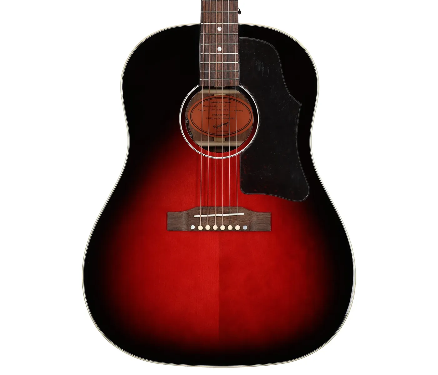 Epiphone Inspired by Gibson Slash J-45 Acoustic-Electric Guitar - Vermillion Burst