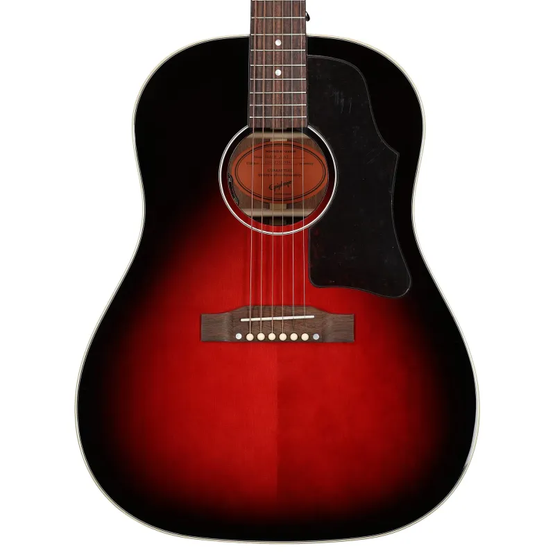 Epiphone Inspired by Gibson Slash J-45 Acoustic-Electric Guitar - Vermillion Burst