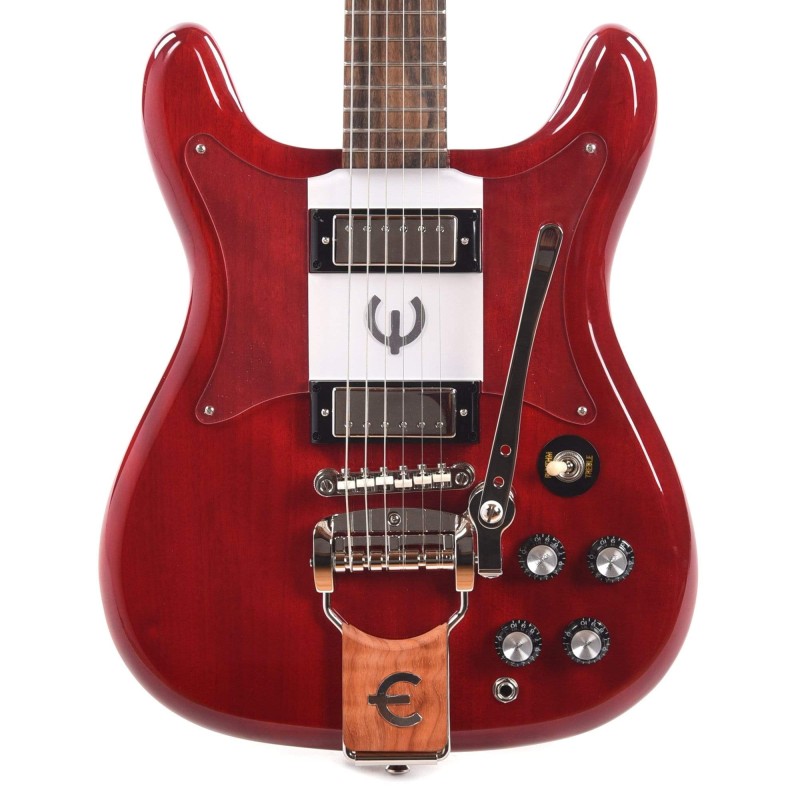 Epiphone EOCCCHNH1 Crestwood Custom with Tremotone Electric Guitar - Cherry