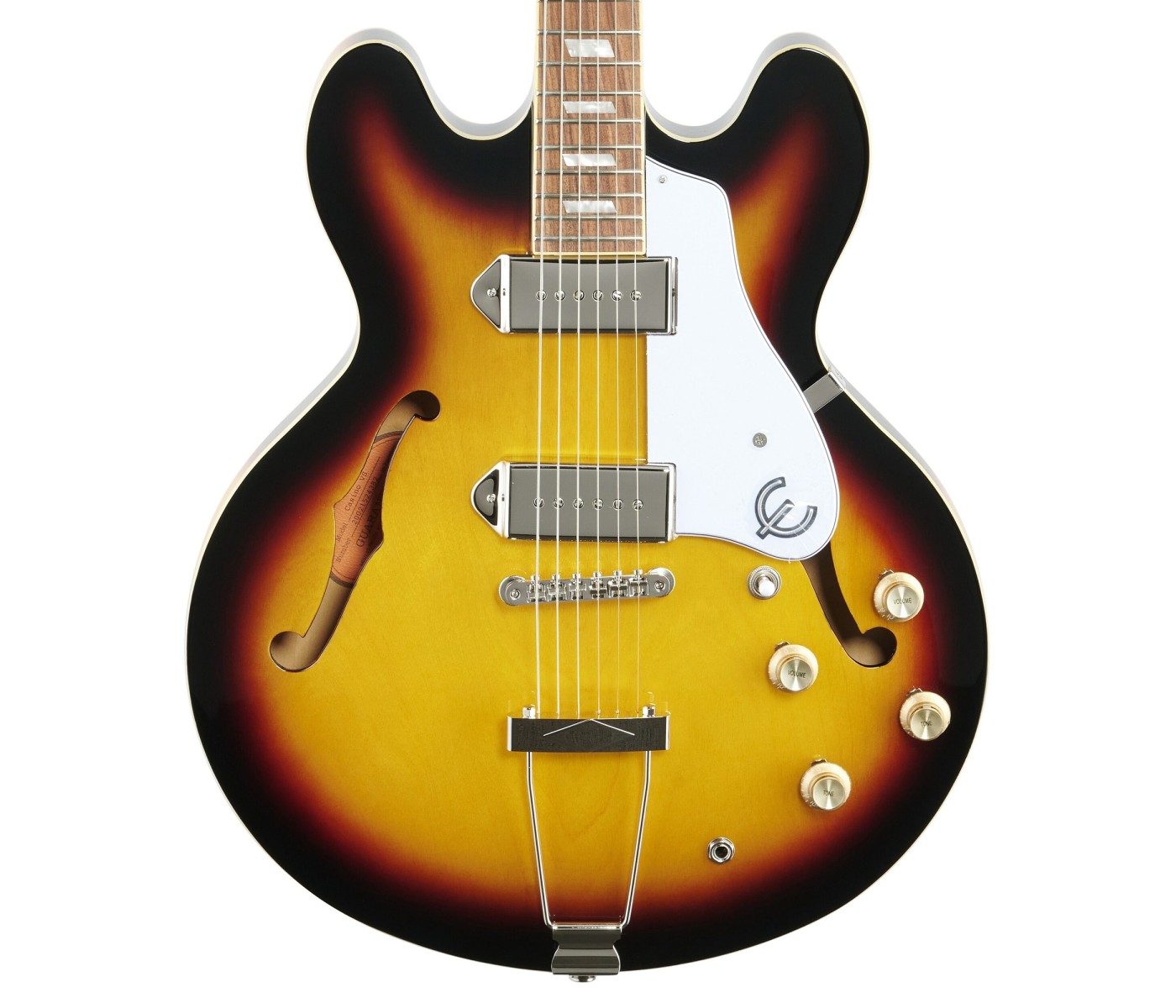 Epiphone ETCAVSCH1 Casino Archtop Hollowbody Electric Guitar - Vintage Sunburst
